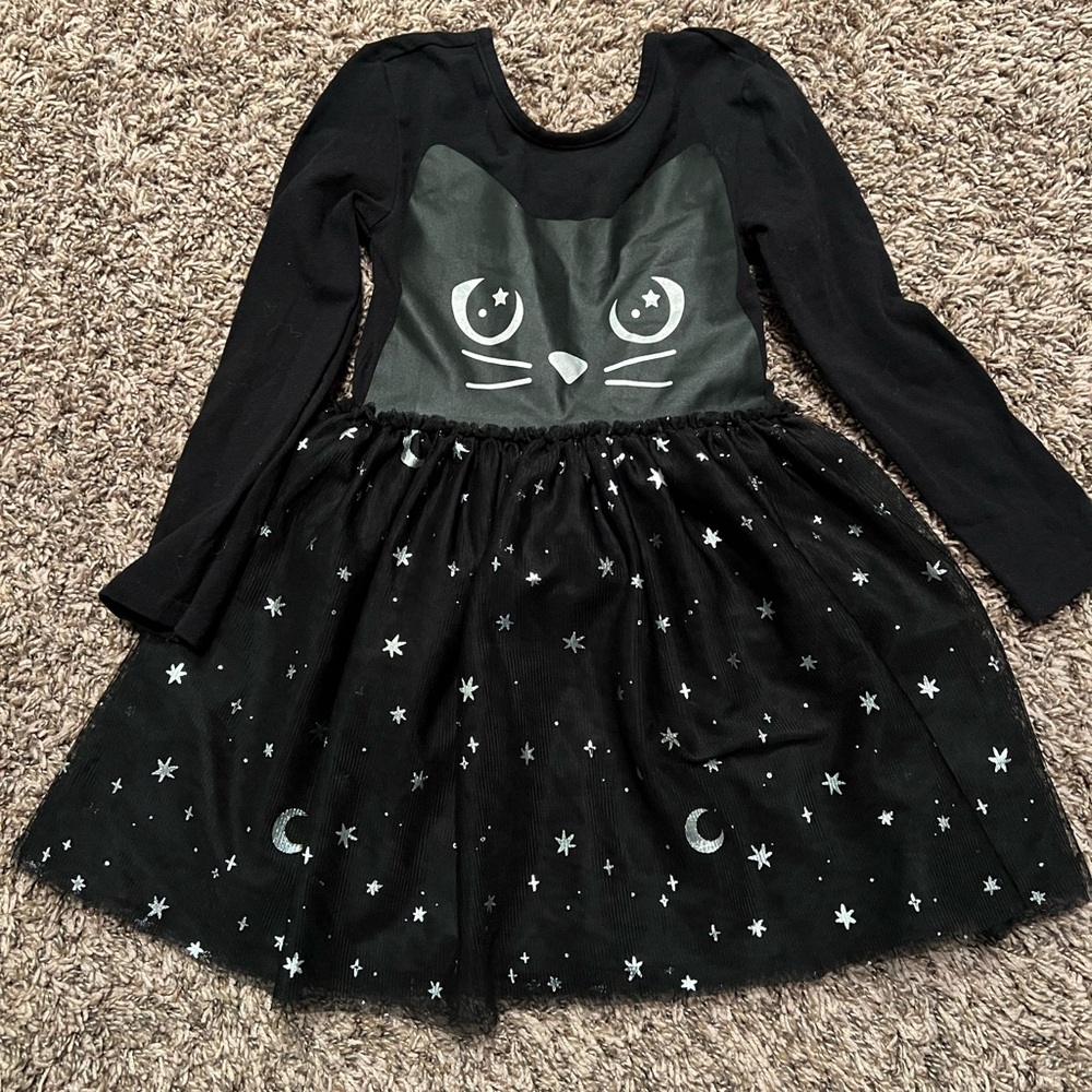 Black Cat Kids Dress